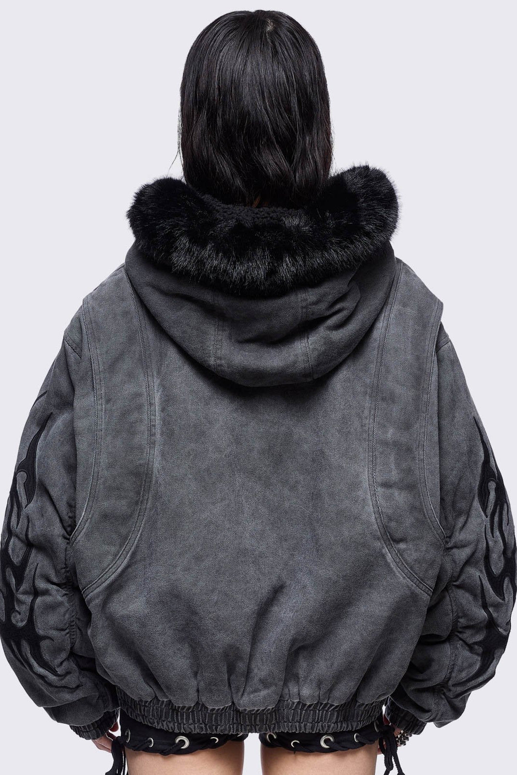 Wolf Embroidered Jacket
